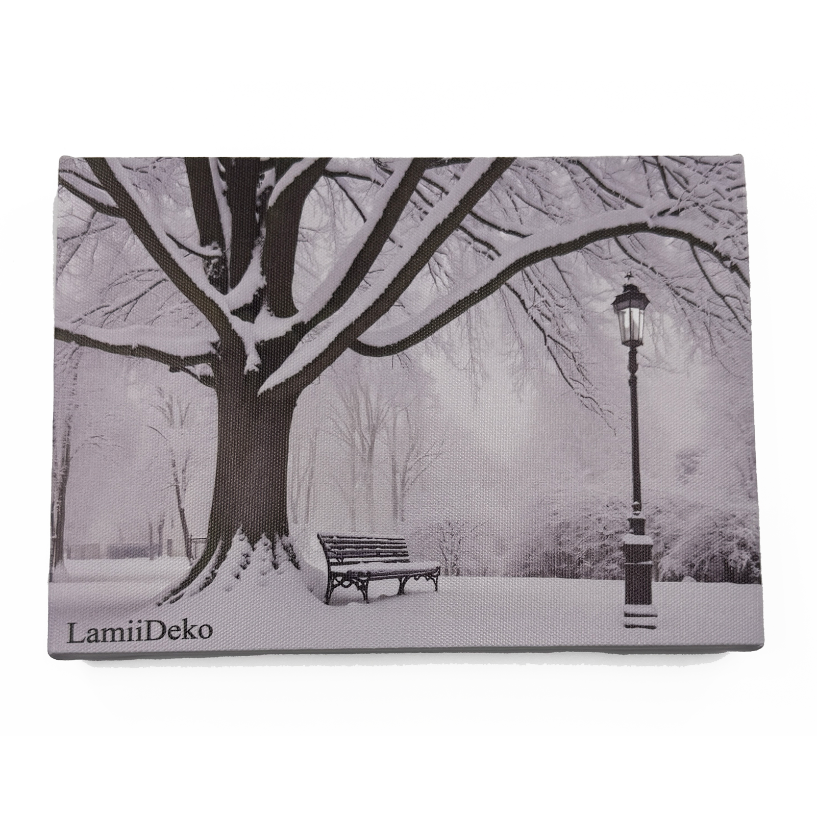 LAMIIDEKO Murals in the Nature of Paintings Prints on Canvas, Framed Paintings Photographs Wall Art Prints Lighted with Timer, Original Art Pictures on Canvas 8x6 IN for Tabletop Decoration