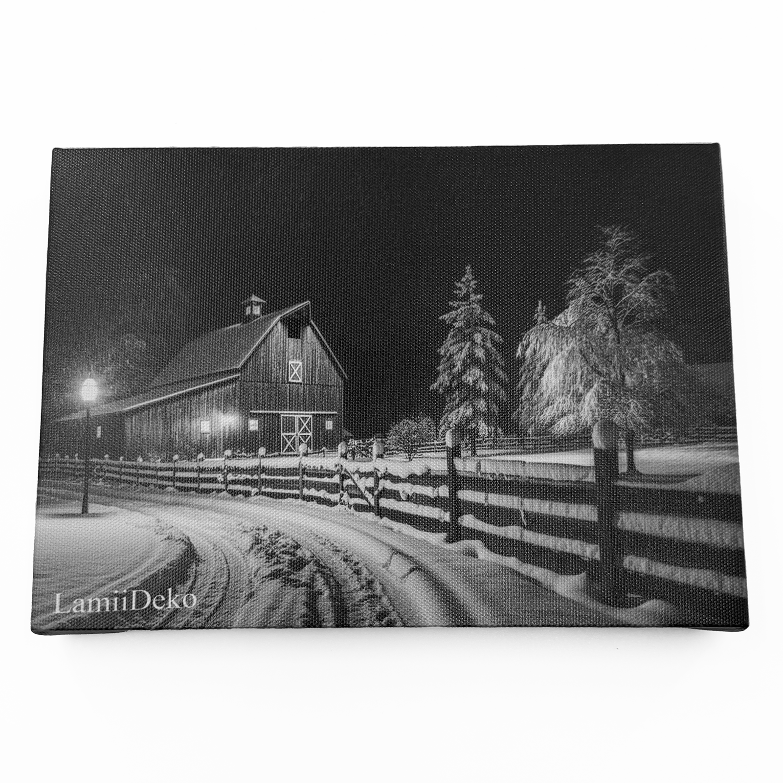 LAMIIDEKO Framed Paintings Original Art Pictures Prints on Canvas, 6x8 inch Murals in the Nature of Paintings on Canvas with Stand and Ready to Hang Design, for wall and Tabletop Décor