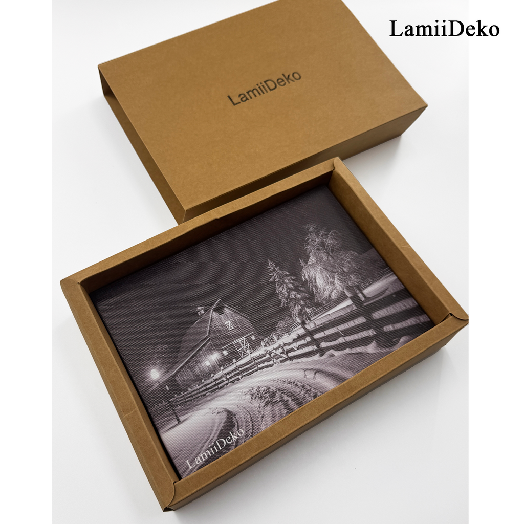 LAMIIDEKO Framed Paintings Original Art Pictures Prints on Canvas, 6x8 inch Murals in the Nature of Paintings on Canvas with Stand and Ready to Hang Design, for wall and Tabletop Décor